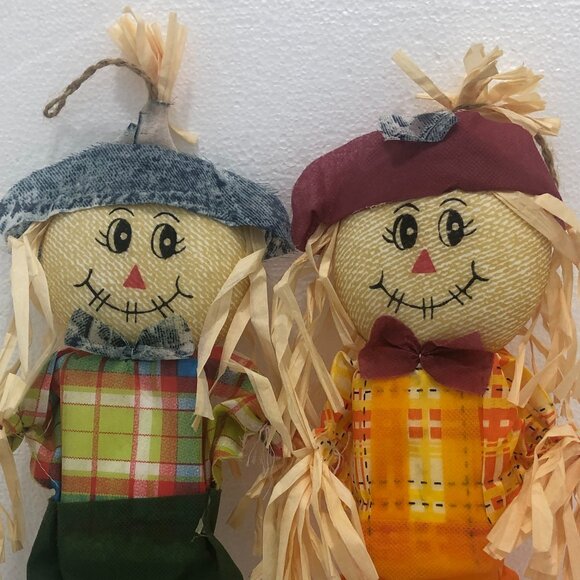 NWOT Harvest Fall Stick Fall Scare Crows Home Decorations - Picture 2 of 9